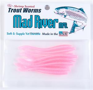 Trout Worms: Pink Pearl